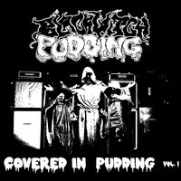 covered in pudding
