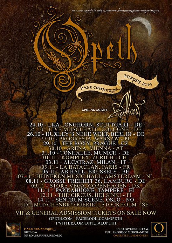 Opeth Tour 2014