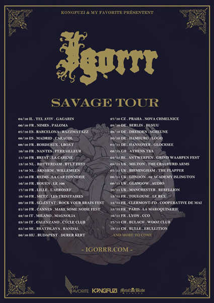 Igorrr autumn tour 2017