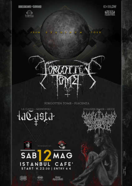 Forgotten Tomb + LaCasta + Stillness’ Blade live Squinzano