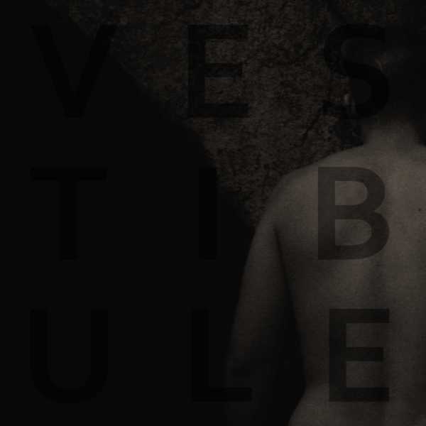 Vestibule artwork with lettering