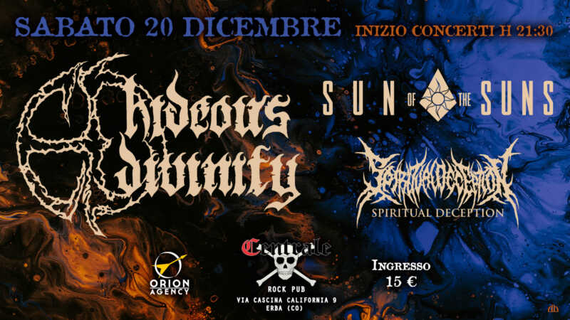 hideous divinity live