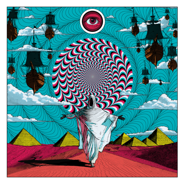 Orbiter – Distorted Folklore cover art by Casey Donley